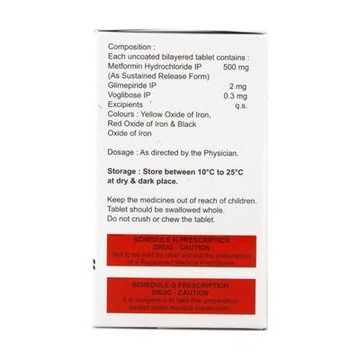 Glimisave MV 2.3 Tablet 10'S - Diabetes-Ant