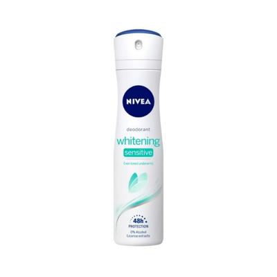 NIVEA WOMENS WHITENING SENSITIVE DEO 150 ml - Women Deodorants/Roll-Ons