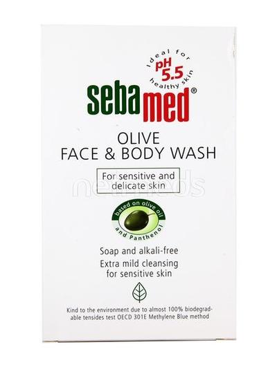 SEBAMED OLIVE FACE & BODY WASH 200ml - Shower Gels & Body Wash
