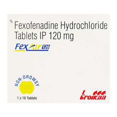 FEXAIR 120 Tablet 10's - Allergies-Ant