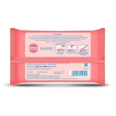 Johnson's Baby Skin Care Wipes 10's - Diapers & Wipes