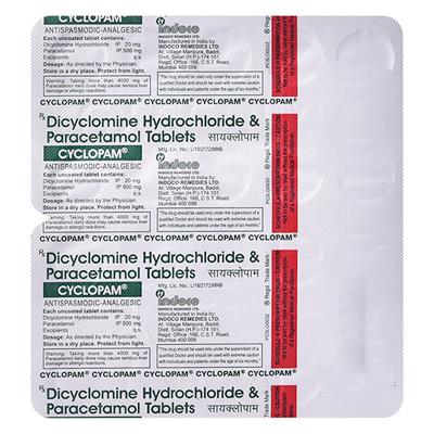 CYCLOPAM Tablet 20's - Pain relief-Nsa
