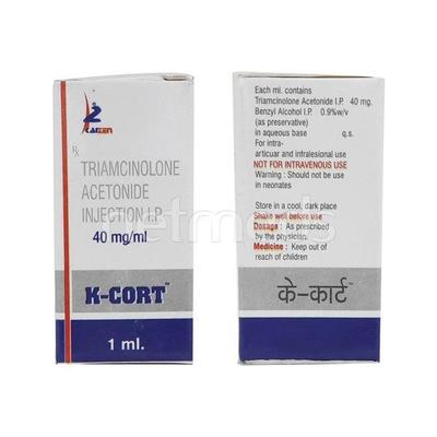 K Cort 40mg Injection 1'S - Hormonal Therapy-Cor