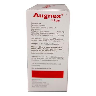 AUGNEX 1.2gm Injection 1's - Bacterial Infections-Pen