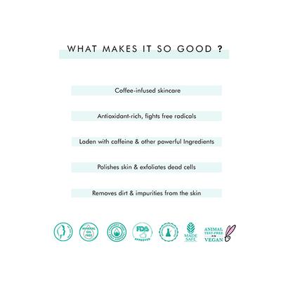 mCaffeine Exfoliation & Tan Removal Combo 200 gm - Face Scrubs