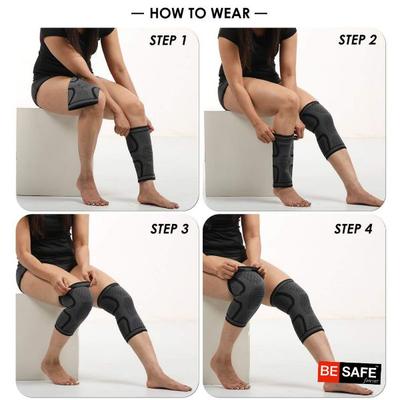 Be Safe Forever Knee Cap Band (L) - Knee/Ankle/Leg/Foot Supports