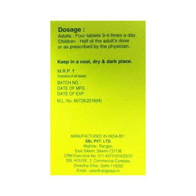 SBL Kali Phosphoricum 3X Tablet 450 gm - Bio-Chemic