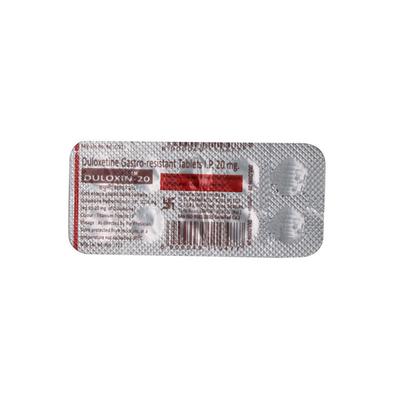 DULOXIN 20mg Tablet 10's - Depression-Ant