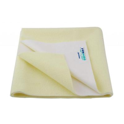 Cozymat Premium Water Resistant Baby Bed Protector Sheet (L) - Yellow - Baby Bedding