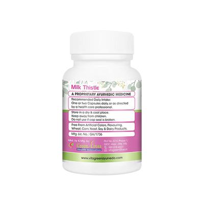 VitaGreen Milk Thistle Capsules 60's - Vital Health