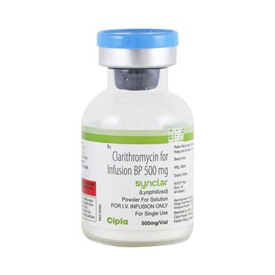 Synclar 500mg Injection 1'S - Bacterial Infections-Mac
