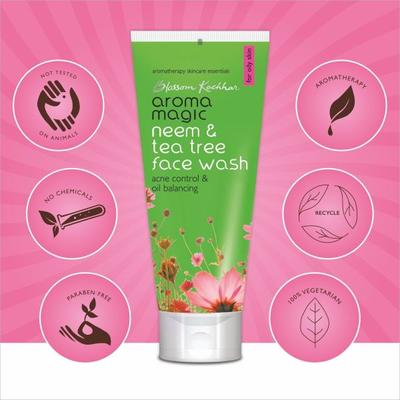 Aroma Magic Face Wash - Neem & Tea Tree 50 ml - Face Wash & Cleansers