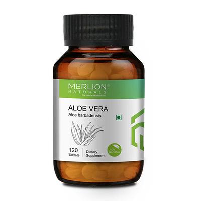 Merlion Naturals Aloe Vera 500 mg Tablet 120's - Pure Herbs