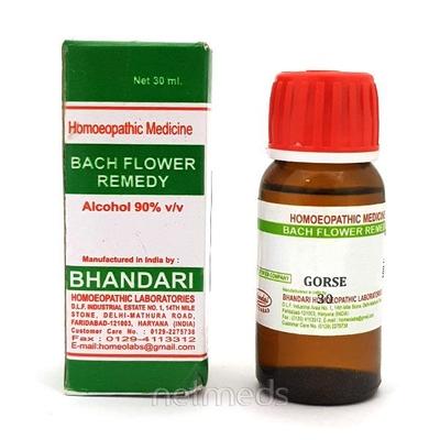 Bhandari Bach Flower Gorse 30 Liquid 30 ml - Dilutions