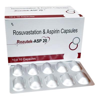 ROZUTEK ASP 20 Tablet 10's - High Cholesterol-Dys