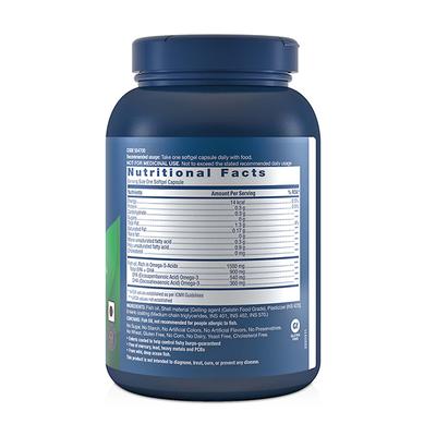 GNC Triple Strength Fish Oil 900mg Softgel 60's - Omega Fish Oil Fatty Acids