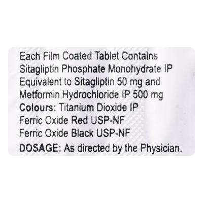 MSN SITA M 50/500 Tablet 10's - Diabetes-Ant