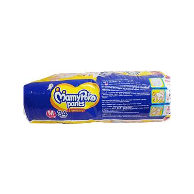 MamyPoko Standard Diaper Pants (M) 34's - Diapers & Wipes