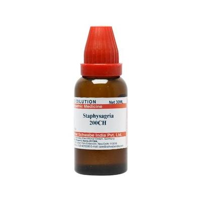 Dr.Willmar Schwabe Staphysagria 200CH Liquid 30 ML - Dilutions