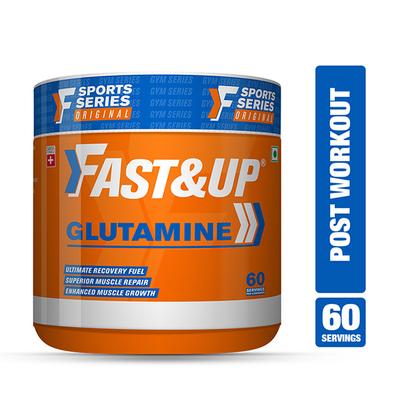 Fast&Up Glutamine Supplement Powder 300 gm - Workout Essentials