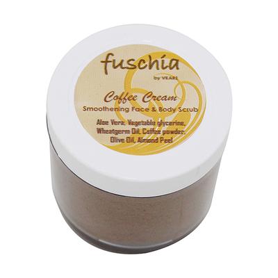 Fuschia Smoothening Face & Body Scrub - Coffee Cream 100 gm - Face Scrubs