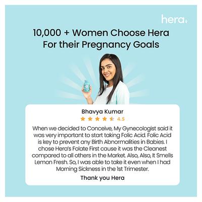 Hera Folate First Capsule 30's - Women Health