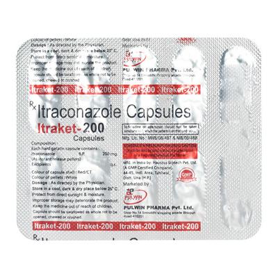 ITRAKET 200 Capsule 10's - Fungal Infections-Anf