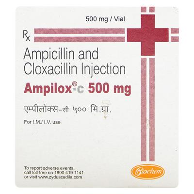 Ampilox C 500mg Injection 1's - Bacterial Infections-Pen