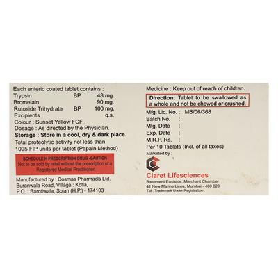 TRIOMAX Tablet 10's - Pain relief-Ant