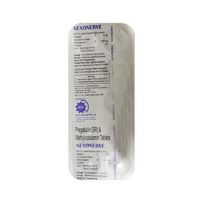 NEXONERVE Tablet 10's - Neuropathic Pain-Dru