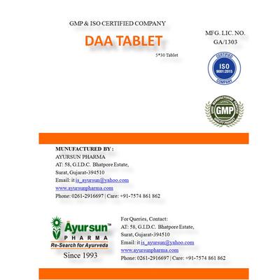 Ayursun Daa Tablet (Pack of 5 x 30's) - Speciality Medicines