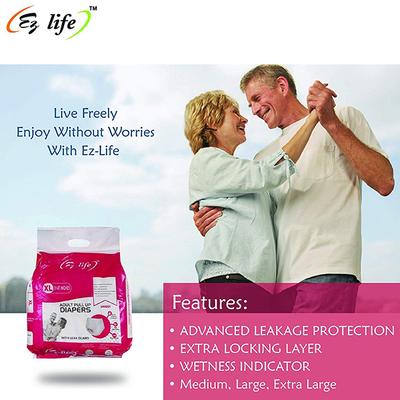 Ez-life Adult Pull Up Diapers (XL) (Pack of 2 x 10's) - Adult Diapers & Pads