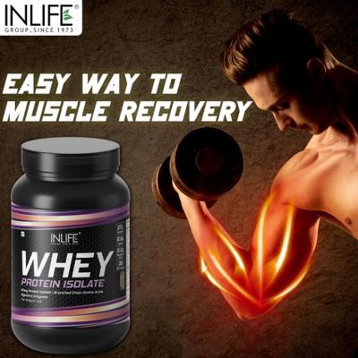 INLIFE 100% Isolate Whey Protein Powder Chocolate 1 kg - Whey Proteins