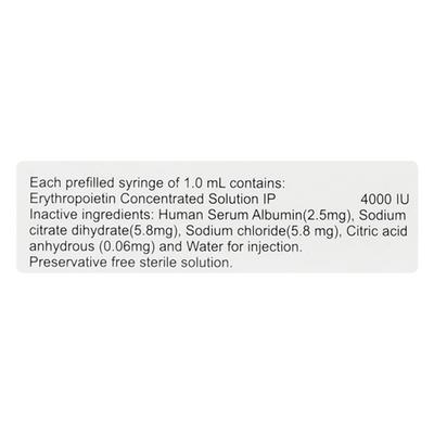 Anfoe 4000IU Injection 1ml - Haematopoiesis-Hae