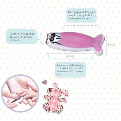 Farlin Fish Shape Nail Clipper - Green 1's - Baby Grooming