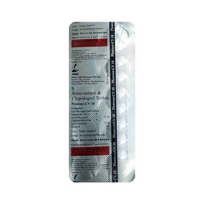 PLEOROSE CV 10mg Tablet 10's - High Cholesterol-Dys