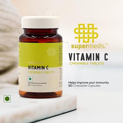Supermeds Vitamin C Chewable Tablet 60's - Multi-Vitamins