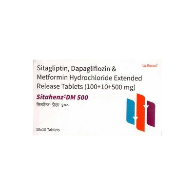 SITAHENZ DM 500 Tablet 10's - Diabetes-Ant