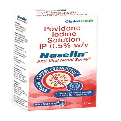 Naselin Anti-Viral Nasal Spray 15 ml - Nasal Decongestion