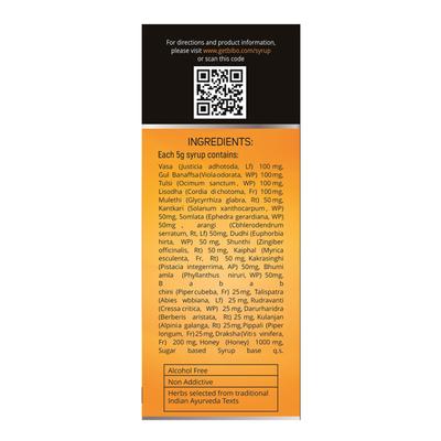 Bibo Cough Syrup (Pack of 2 x 100 ml) - Cough & Cold (Ayush)