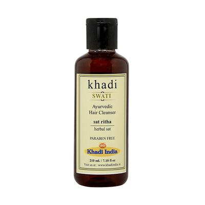 Khadi Swati Ayurvedic Hair Cleanser - Sat Ritha 210 ml - Shampoos