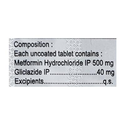 GLICLAGLAZE M 40 Tablet 15's - Diabetes-Ant
