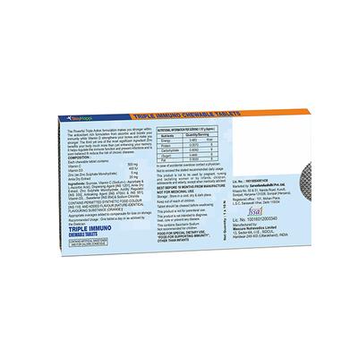 StayHappi Triple Immuno Chewable Tablet 10's - Multi-Vitamins