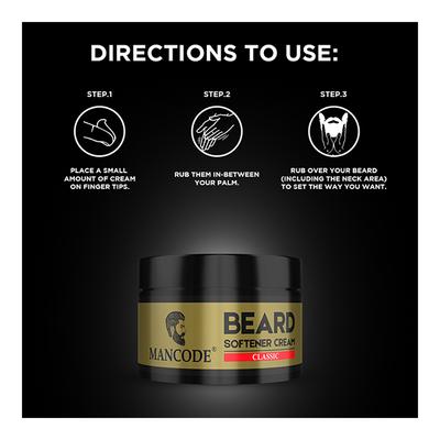 Mancode Beard Softener Cream - Classic 50 gm - Beard Softener