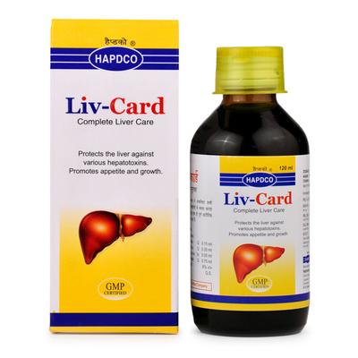 Hapdco Liv-Card Syrup 120 ml - Speciality Medicine