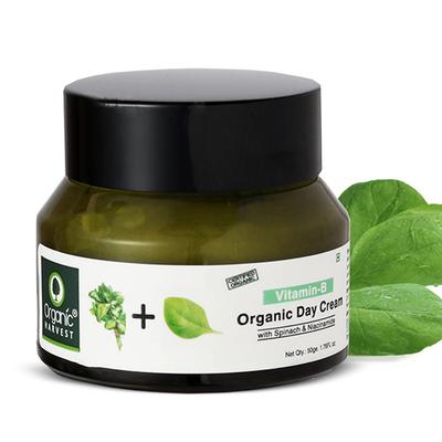 Organic Harvest Vitamin B Organic Day Cream with Spinach and Niacinamide 50 gm - Day Cream