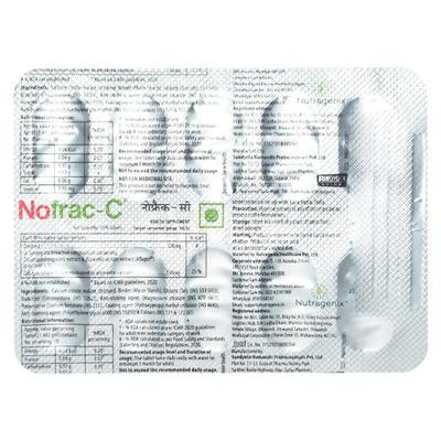 NOFRAC C Tablet 10's - Supplements-Sup