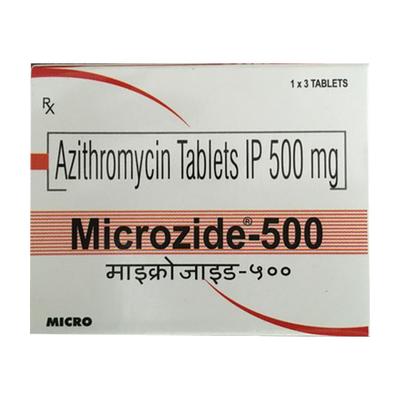 MICROZIDE 500 Tablet 3's - Bacterial Infections-Mac