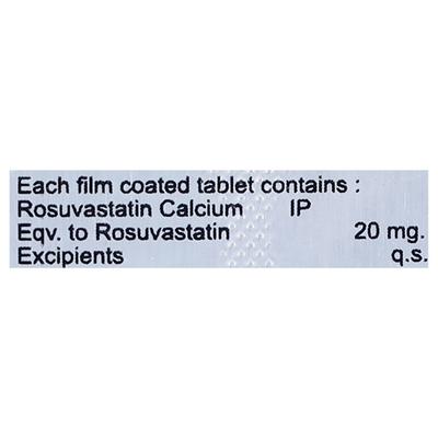 CONCHOL 20mg Tablet 10's - High Cholesterol-Dys