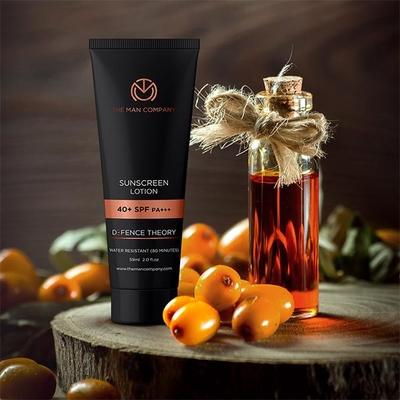 The Man Company Defence Theory Sunscreen Lotion - 40+ SPF PA+++ 59 ml - Face Sunscreen